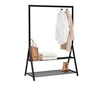 PORTA ABITI ATHENA IN METALLO NERO 121X56.5 H. 167CM