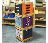 Porta abiti Montessori, strumento di formazione giocattolo, apprendimento