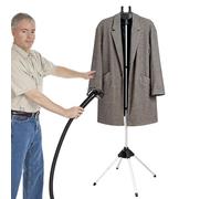 Porta abiti portatile, porta abiti per vaporizzare vestiti,Appendiabiti da Terra per Stirare, Lunghezza Regolabile | Porta telescopico per la casa, il viaggio, la sartoria
