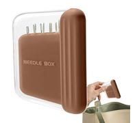Porta aghi magnetici - Custodia magnetica per aghi da cucito, contenitore raffinato per penne | Scatola portatile per maglieria e bastone valigia per aghi magnetici caso spilli supporto contenitore