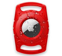 Porta Airtag Impermeabile, Airtags Portachiavi Custodia Airtag con Portachiavi Anti-perso Hard TPU Protezione Completa porta airtag per Chiave, Zaino, Bagagli, Gatto, Cane Gps Tracker