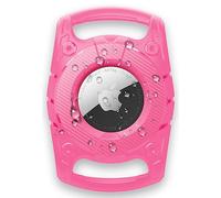 Porta Airtag Impermeabile, Airtags Portachiavi Custodia Airtag con Portachiavi Anti-perso Hard TPU Protezione Completa porta airtag per Chiave, Zaino, Bagagli, Gatto, Cane Gps Tracker