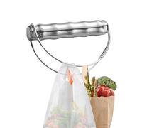 Porta alimenti - 13 x 8 cm, supporto ad alte prestazioni, impugnatura in acciaio, manico multiuso, per supermercati, viaggi, picnic, lavanderia, campeggio, riutilizzabili