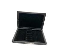 Porta Ance per Oboe in Pu e Legno Nero, Contenitore da 6 Pezzi | Chiusura Sicura, Formato Pratico da Portare, Organizzazione Ordinata per Accessori da Fiato