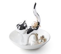 Porta anelli per gatti regalo per gli amanti del gatto, regalo di compleanno per le donne, piatto divertente a tema gatto, regalo per ragazze lei, damigelle d'onore, matrimonio, San Valentino, Natale