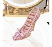 Porta anelli per scarpe con tacco alto, regalo per negozi, espositori da