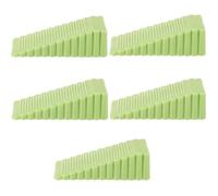 Porta antiscivolo Cunei fermaporta multicolore 1-5 pezzi(Green,One Size)