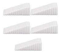 Porta antiscivolo Cunei fermaporta multicolore 1-5 pezzi(White,One Size)