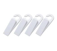 Porta antiscivolo Fermaporta multicolore 13x3x2,5 cm confezione da 4(White)