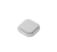 Porta Apparecchio Denti Custodia portatile for paradenti, porta-protesi notturno con coperchio, allineatore for denti, apparecchio ortodontico, forniture ortodontiche(WHITE)