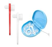 Porta Apparecchio Denti Porta Dentiera Dental Box Portaprotesi in Plastica con Fori Di Sfiato per Dentiera,Custodia Bite Dentale,Apparecchio Denti,Ortodonzia,Paradenti con Fori Di Sfiato Coperchi con