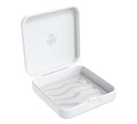 Porta Apparecchio Denti, Scatola di immagazzinaggio per Dentiera, Scatola di Ritegno Custodie Ortodontiche, Scatola da Cornice del Dente, Paradenti e Conservazione di Protesi, 1 pezzi (Bianco)