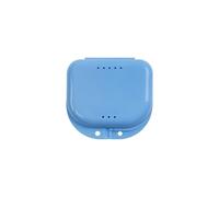 Porta Apparecchio Denti Scatola porta-protesi da 50 pezzi, scatola(50Pcs Blue)