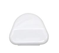 Porta Apparecchio Denti Scatola porta-protesi portatile da 5 pezzi, custodia for apparecchi ortodontici, protettiva for denti finti(5 pcs white)