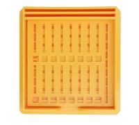 Porta appunti adesivi con stencil, dispenser di note adesive, modello e organizer per grandi blocchi adesivi da 3 x 3 pollici (giallo)