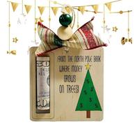 Porta argento di Natale,fatto a mano in legno, ciondolo porta argento | per le ragazze e le donne gli uomini gli amici la famiglia la casa il soggiorno, b, Se référer au descriptif, riferimento