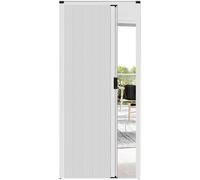 Porta armadio a fisarmonica, design pieghevole invisibile a nido d'ape per risparmiare spazio, ideale per camera da letto, cucina, WC, dispensa