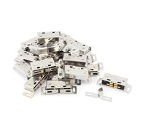 Porta armadio acciaio inox a sfere doppio gancio Rullo fermo 50mm 20pz.