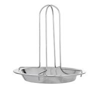 Porta Arrosto in Acciaio Inox, Supporto Verticale Pieghevole per Grigliate | Acciaio Inox Antiaderente Smontabile Facile Pulizia Pieghevole Portatile Spiedini Verdure Arrosto Campeggio Barbecue Outdoor