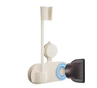 Porta Asciugacapelli a Parete - Organizzatore a,Supporto Asciugacapelli a Mani Libere,Adatto per l'Utilizzo dentro Bagno, Camera da, Parete, Salone, Casa, Hotel e Dormitorio