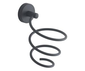 Porta asciugacapelli phon Gedy Eros nero matto 2355-14