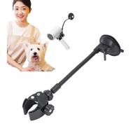 Porta asciugacapelli regolabile, tipo a ventosa, montaggio a parete, asciugacapelli, parrucca flessibile, per parrucche bagno, toelettatura di animali domestici