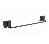 BARRA PORTA ASCIUGAMANI TELI A MURO 30 CM SET BAGNO PARETE NERO COLD WIND BLACK