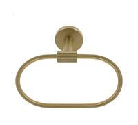 Porta asciugamani ad anello in acciaio oro accessori da bagno portasciugama