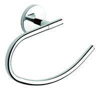 Porta asciugamani ad anello One Duo cromo Cromo