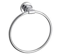 Porta asciugamani ad anello tesa Luup, metallo cromato, autoadesivo, tecnologia