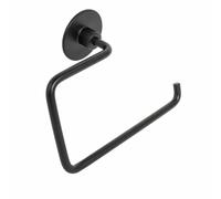 Porta asciugamani ad anello Wind nero Nero