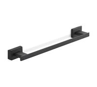 Porta asciugamani bagno a muro Gedy Atena 60cm nero matto 4421-60-14