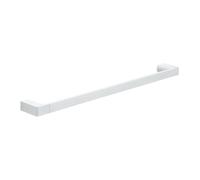 Porta asciugamani bagno a muro Gedy Pirenei 60cm bianco matto PI21-60-02