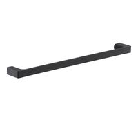 Porta asciugamani bagno a muro Gedy Pirenei 80cm nero matto PI21-80-14