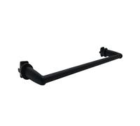 Porta Asciugamani Bagno per Termosifone scaldasalviette. Accessorio Autoavvitante Senza Fori. Appendi Asciugamani per radiatore scaldasalviette (Nero opaco)