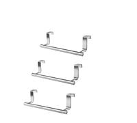 Porta Asciugamani Bagno Portasciugamani sopra la Porta Portasciugamani sospeso Acciaio Inossidabile Portasciugamani da Cucina for la casa Portasciugamani e Stracci da Appendere Parete(23.5CM-3PCS)