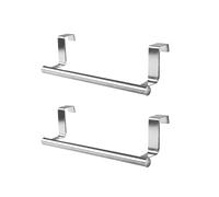 Porta Asciugamani Bagno Portasciugamani sopra la Porta Portasciugamani sospeso Acciaio Inossidabile Portasciugamani da Cucina for la casa Portasciugamani e Stracci da Appendere Parete(23.5CM-2PCS)
