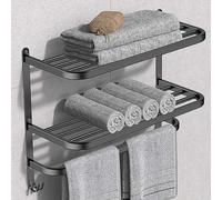 Porta Asciugamani Bagno, Set Accessori Bagno Appendi Asciugamani Bagno, Porta Asciugamani Set Bagno Accessori Completo, Portasciugamani Bagno da Parete Acciaio Inox SUS304
