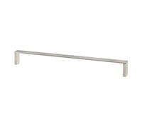 Porta asciugamani BOSTON quadrato Lunghezza 600 mm x Altezza 30 mm x Profondità 70 mm Porta asciugamani in Acciaio inox spazzolato Montaggio carcassa o montaggio a parete di SOTECH