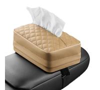 Porta asciugamani da auto in pelle PU resistente per auto SUV e camion, porta asciugamani in pelle PU, per organizer sullo schienale del sedile, spazio sul poggiabraccio, cons centrale