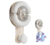 Porta asciugamani da doccia, senza fori, gancio da parete per lavabo, ganci a con forte portante, supporto multifunzionale per cappello per casa, hotel, ristorante