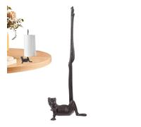 Porta asciugamani di carta a forma di rana, organizer verticale per fazzoletti, 42 x 15 cm, statuetta di animali in resina, per piano di lavoro, dispenser decorativo per cucina, accessori decorativi