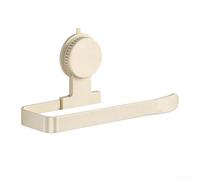 Porta asciugamani di carta a ventosa da cucina, senza trapano, per pellicola trasparente e borse, contenitore in acciaio al carbonio con asta a forma di L, installazione verticale o orizzontale per