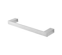 Porta Asciugamani Diritto Da Muro L 35 Cm In Alluminio Grigio Linea Accessori Bagno Sky, Con Fissaggi Inclusi