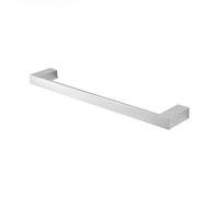 Porta Asciugamani Diritto Da Muro L 45 Cm In Alluminio Grigio Linea Accessori Bagno Sky, Con Fissaggi Inclusi