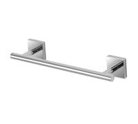 Porta asciugamani dritto da muro 30 cm in acciaio cromo serie Easy