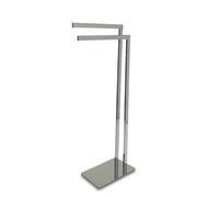 Porta asciugamani due bracci Divina cromato 76 cm Cromo