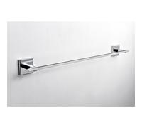 Porta asciugamani fissaggio Viti e Stop, Plano 50x6,5xh5,5 cm in finitura cromo lucido bagno galvanico di oltre 22 micron inalterabile nel tempo inox lucido