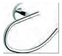 PORTA ASCIUGAMANI METAFORM ONE AD ANELLO PAR. CROMATO