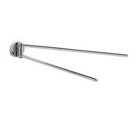 Porta asciugamani doppio a snodo (36,9x5,6x4,8cm) FELCE PLUS Cromo lucido FP23 13